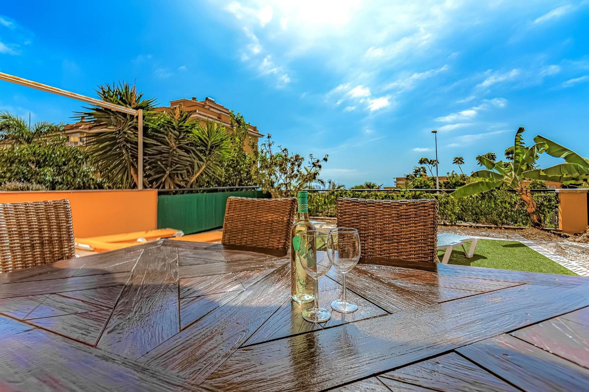 Ocean View Family Apartment In Playa La Arena Puerto de Santiago  Dış mekan fotoğraf